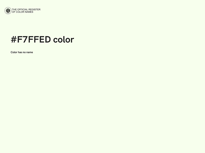 #F7FFED color image