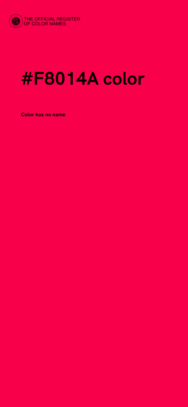 #F8014A color image