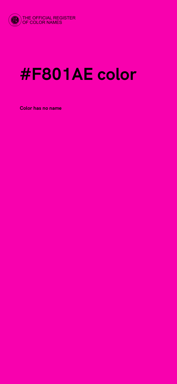 #F801AE color image
