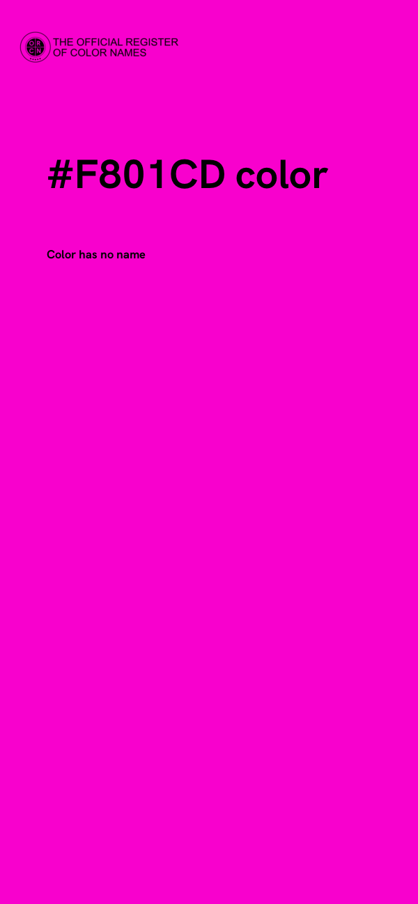 #F801CD color image