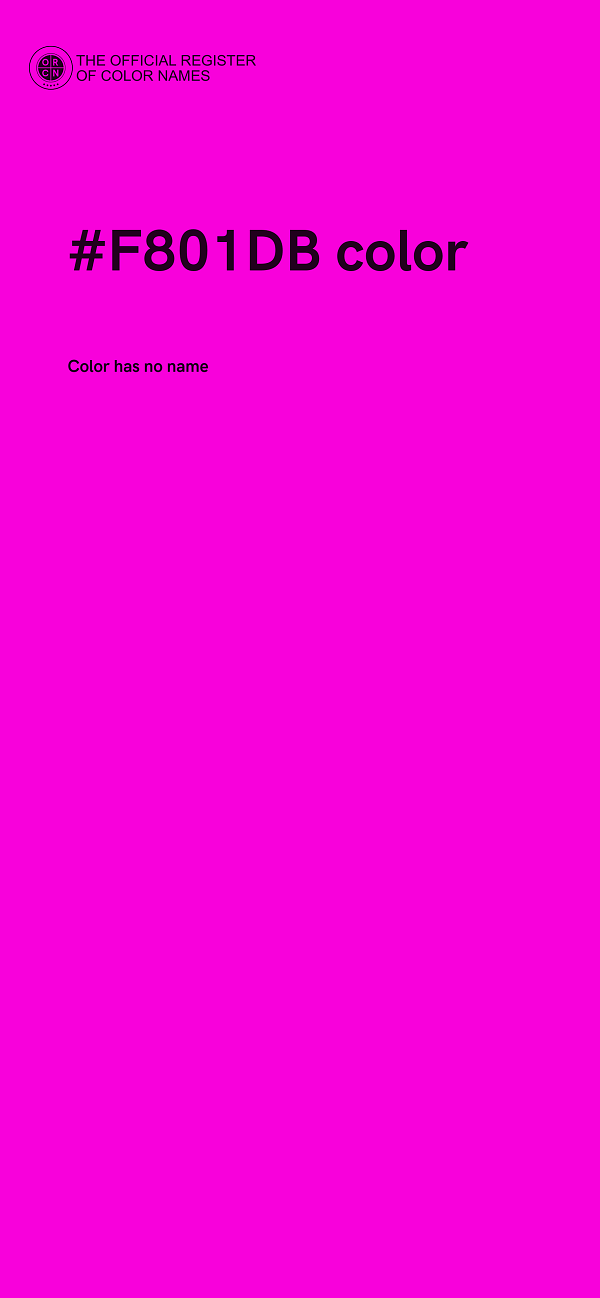 #F801DB color image