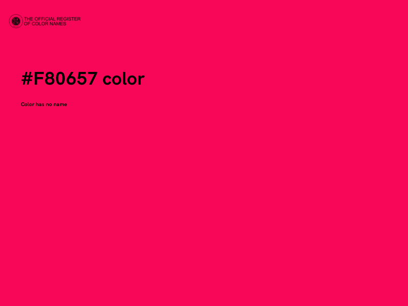 #F80657 color image