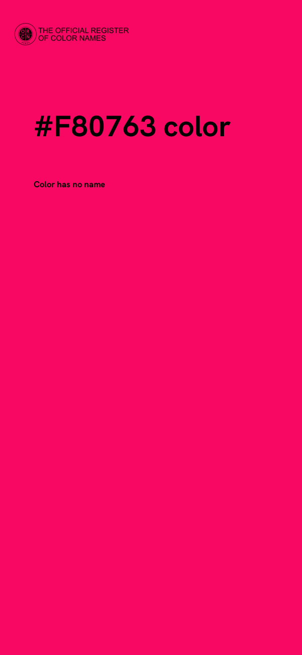 #F80763 color image