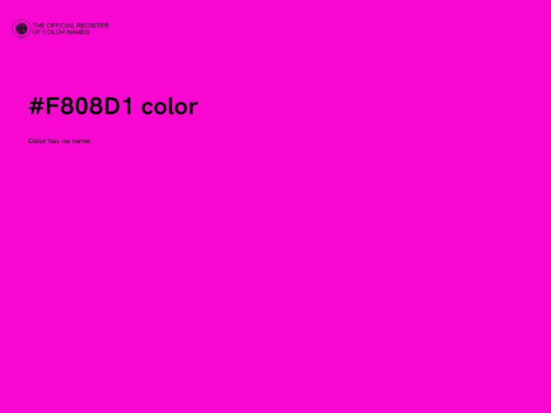 #F808D1 color image