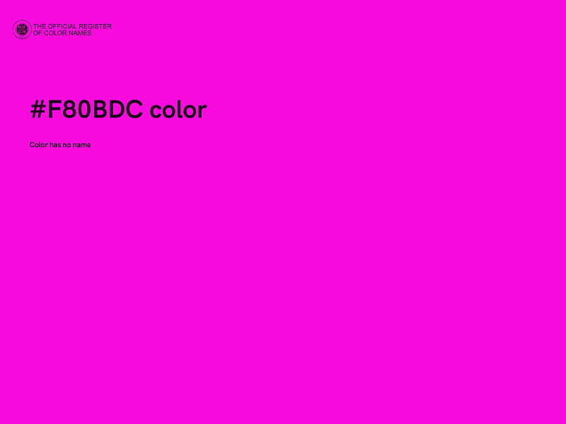 #F80BDC color image