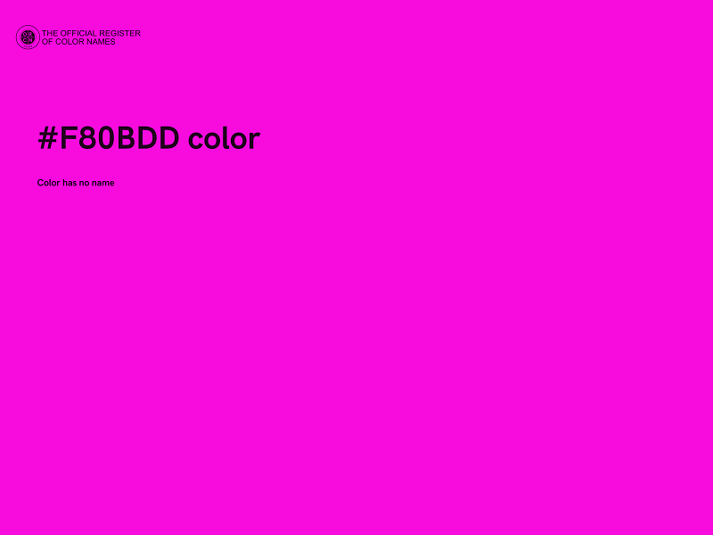 #F80BDD color image