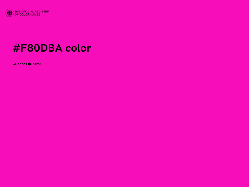 #F80DBA color image