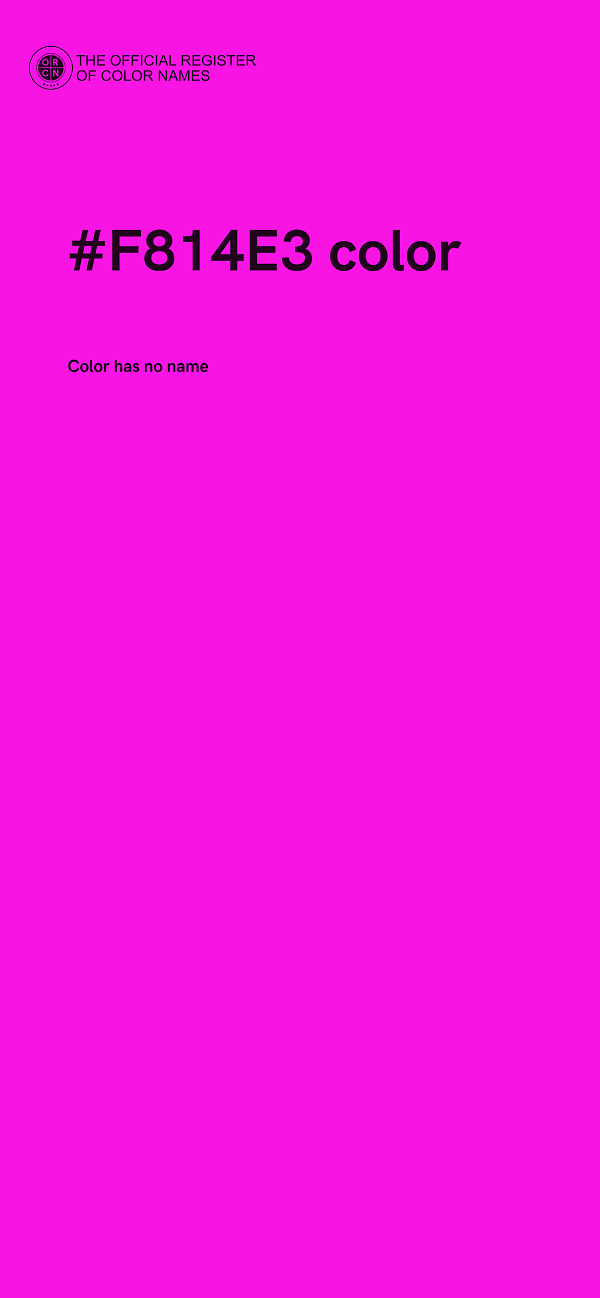 #F814E3 color image
