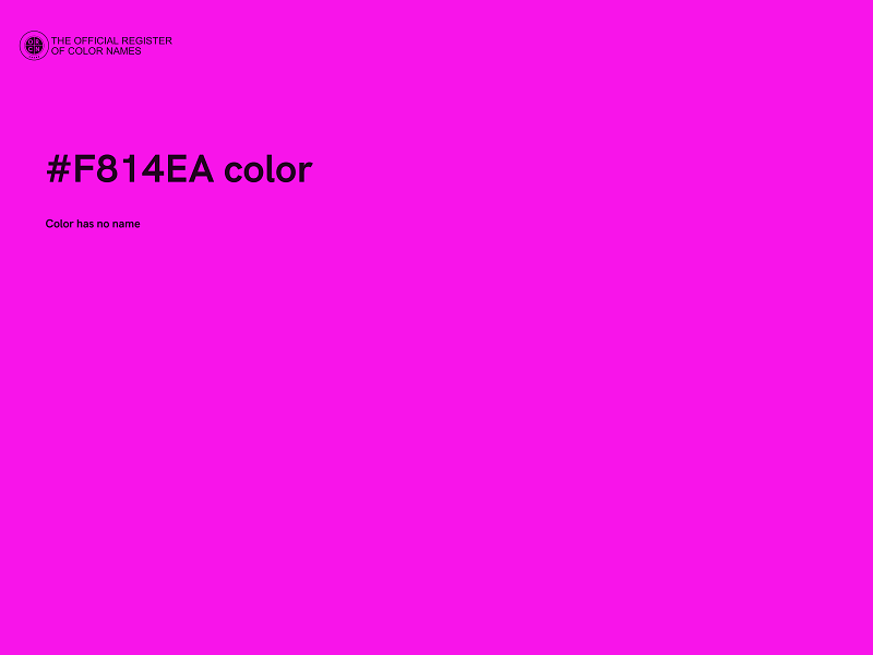 #F814EA color image