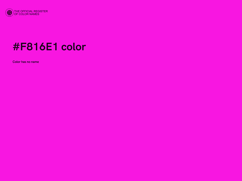 #F816E1 color image