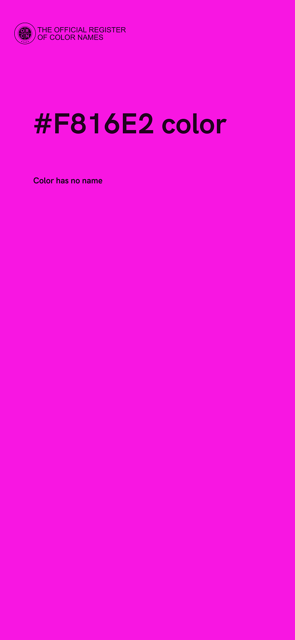 #F816E2 color image