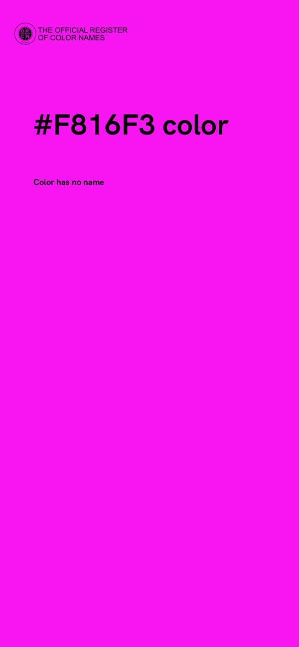 #F816F3 color image