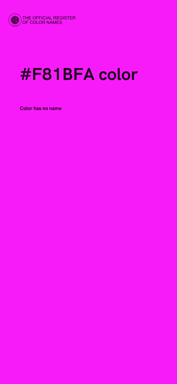 #F81BFA color image
