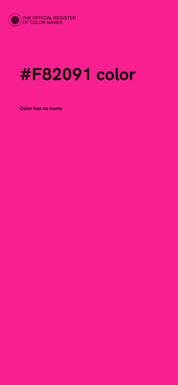 #F82091 color image