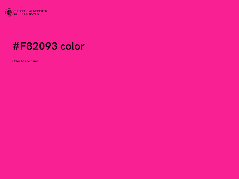 #F82093 color image