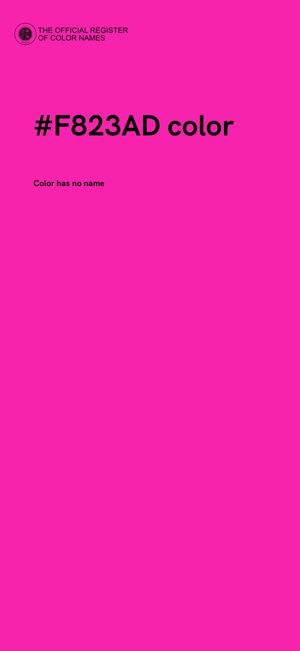 #F823AD color image