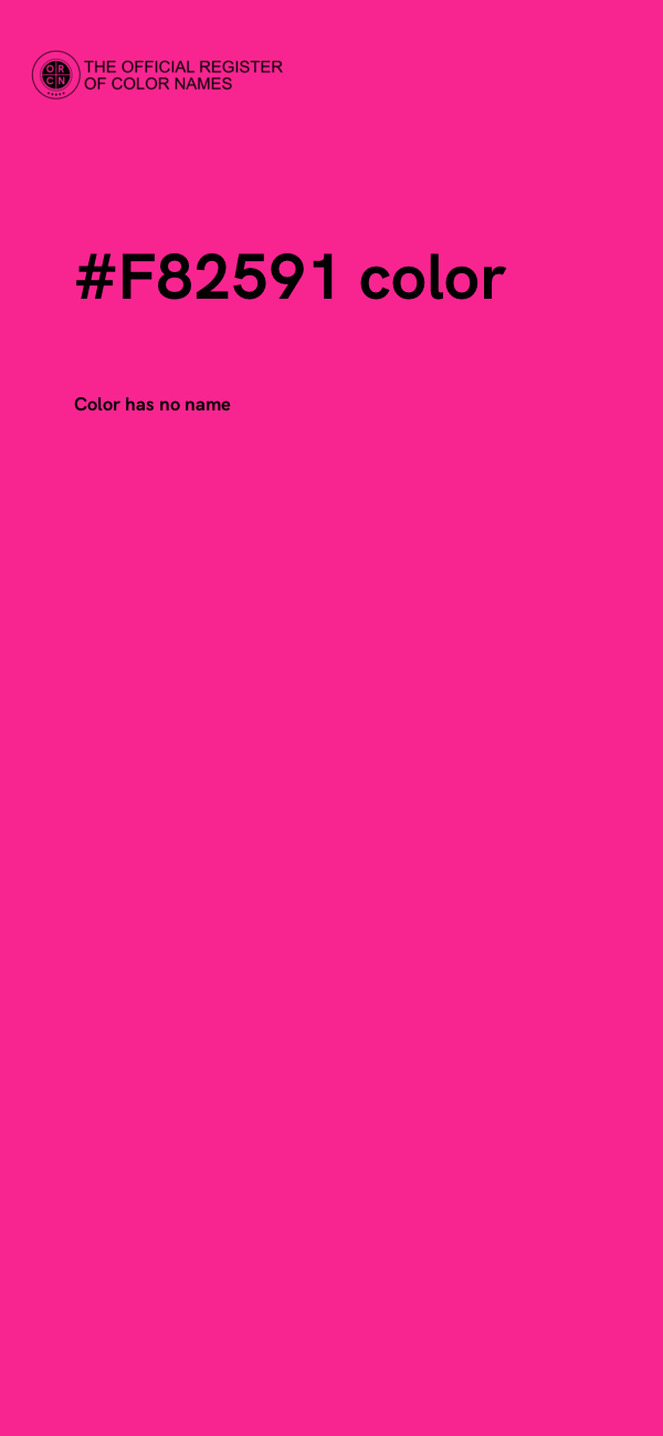 #F82591 color image