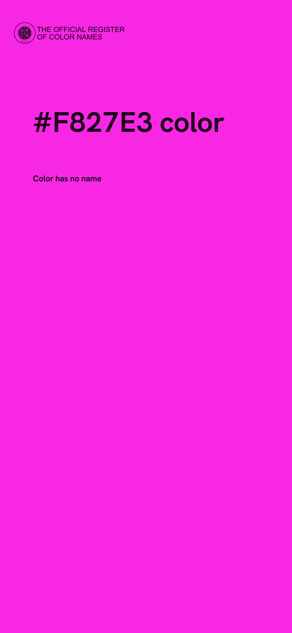 #F827E3 color image