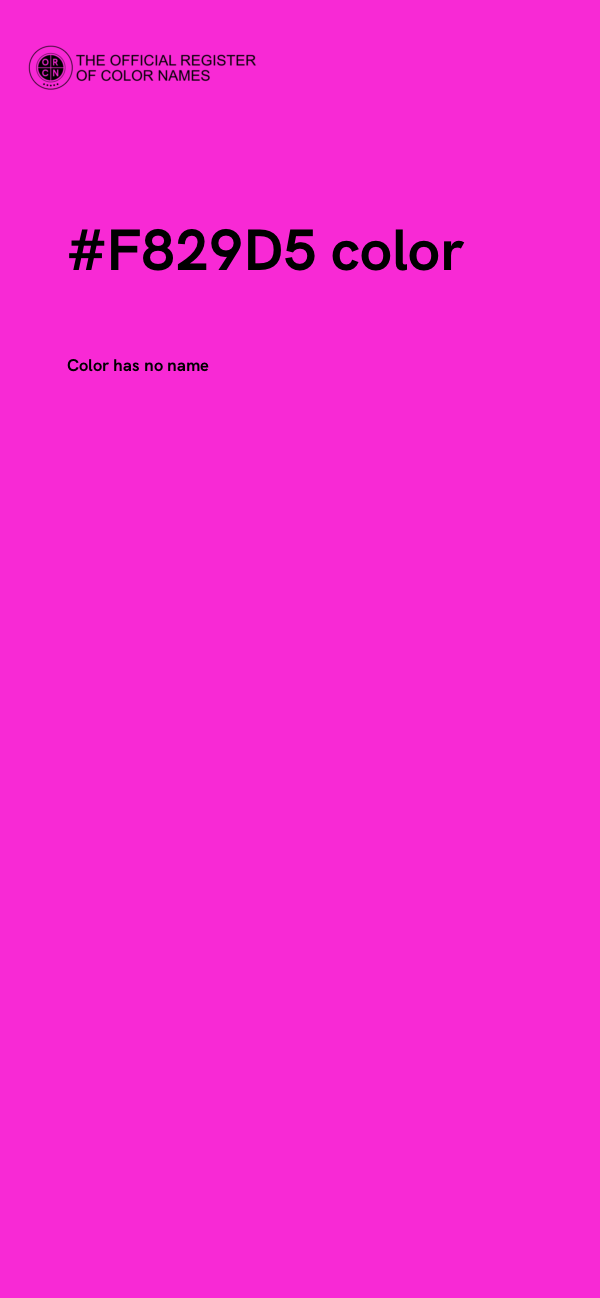 #F829D5 color image