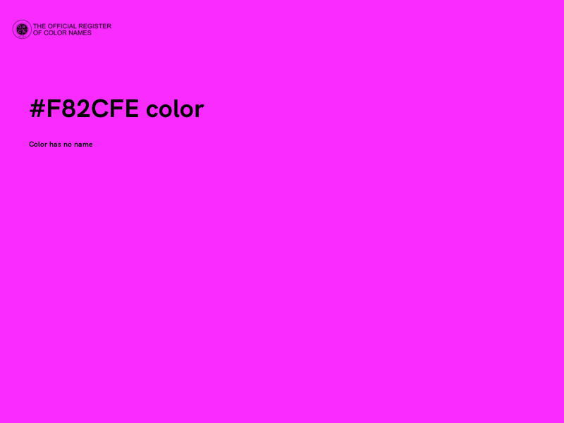 #F82CFE color image