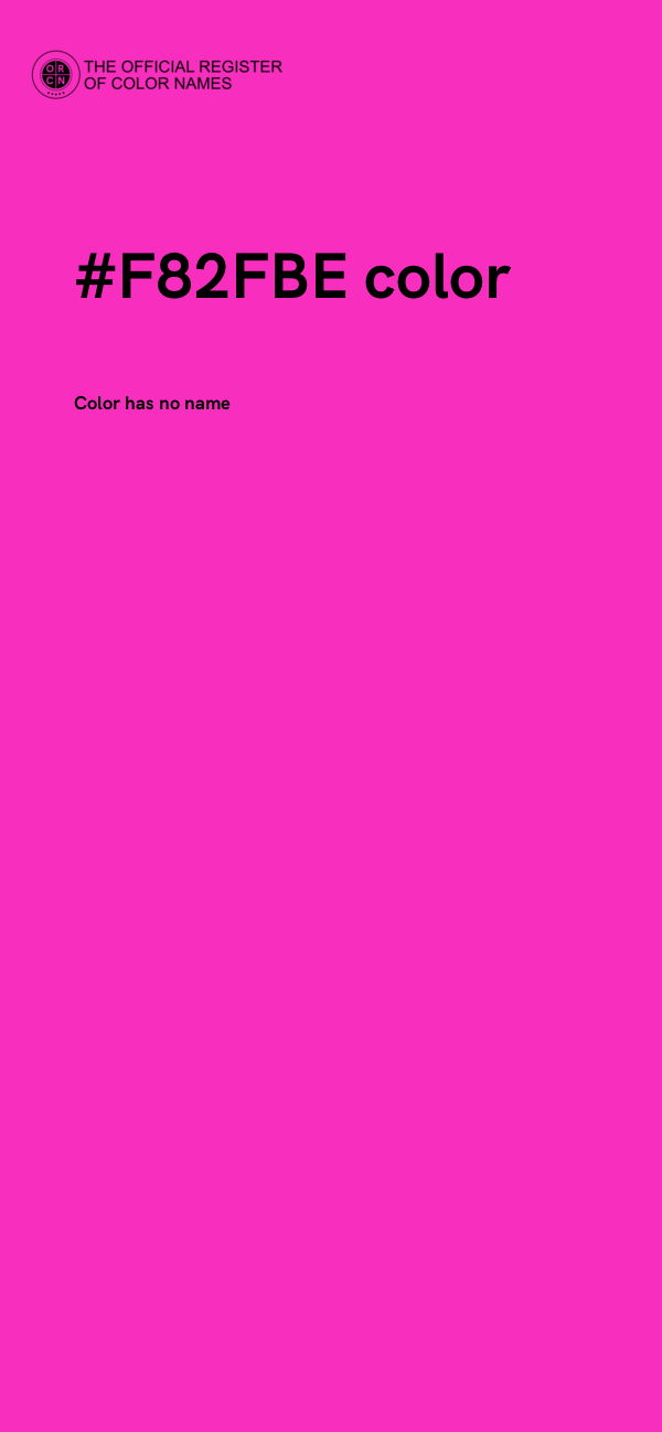 #F82FBE color image