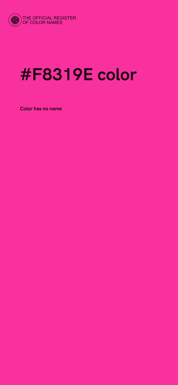 #F8319E color image