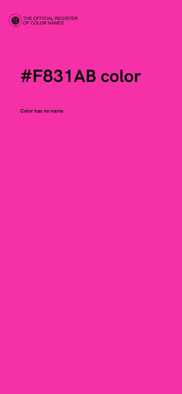 #F831AB color image