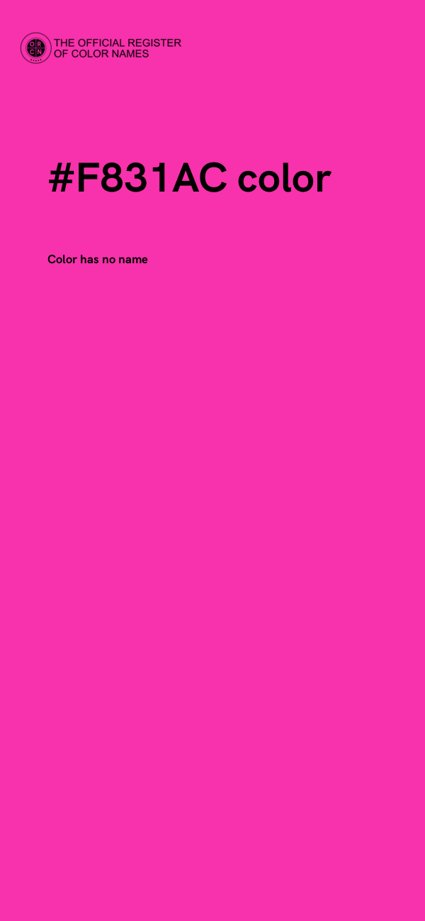 #F831AC color image
