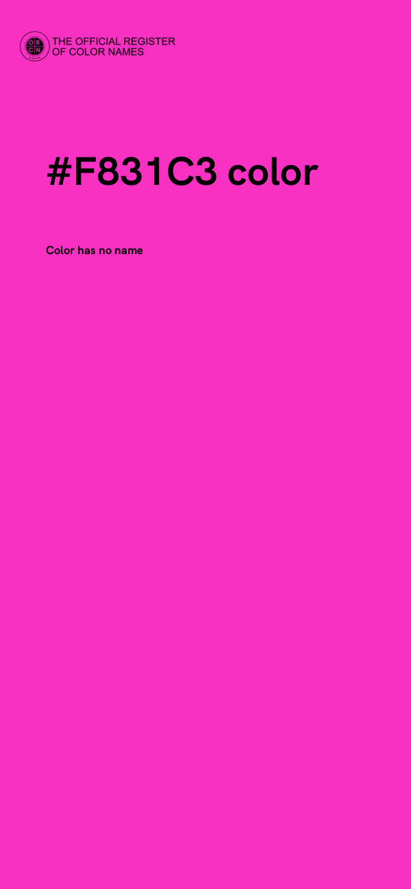 #F831C3 color image