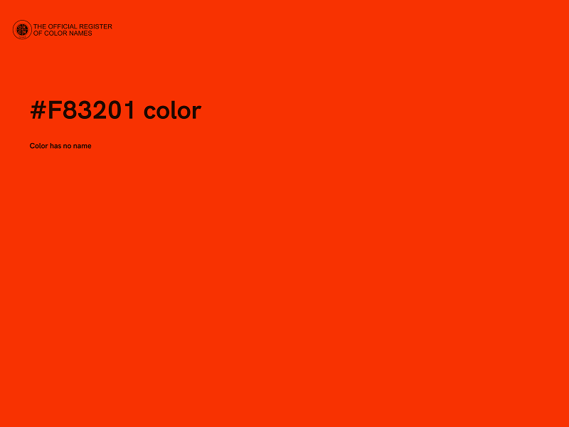 #F83201 color image