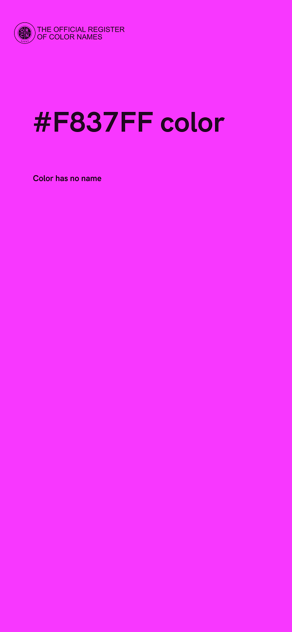 #F837FF color image