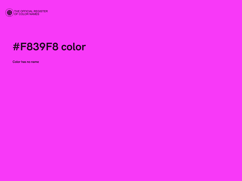 #F839F8 color image