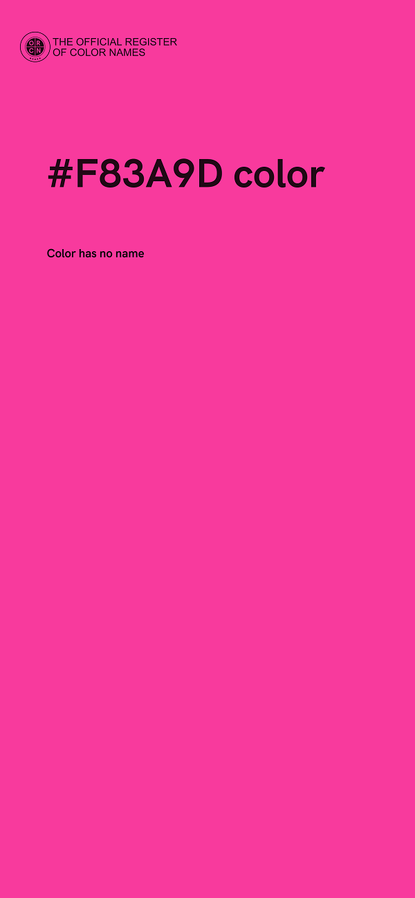 #F83A9D color image