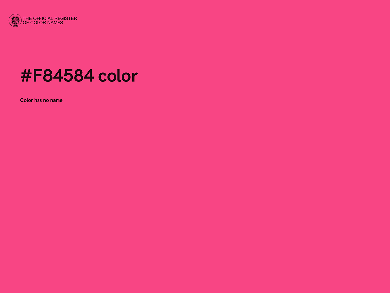 #F84584 color image