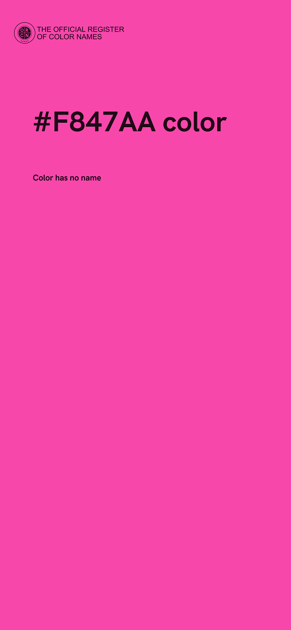 #F847AA color image