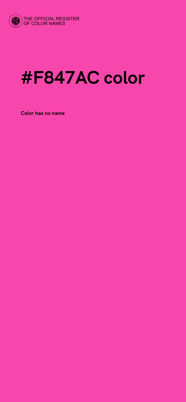 #F847AC color image