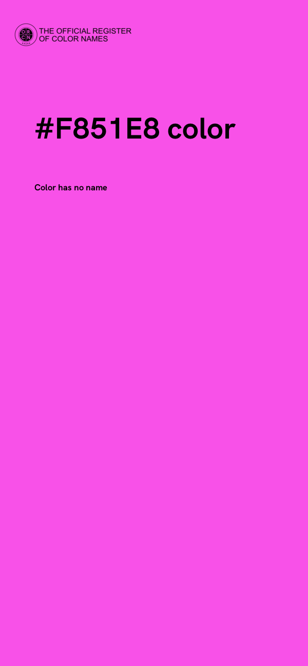 #F851E8 color image