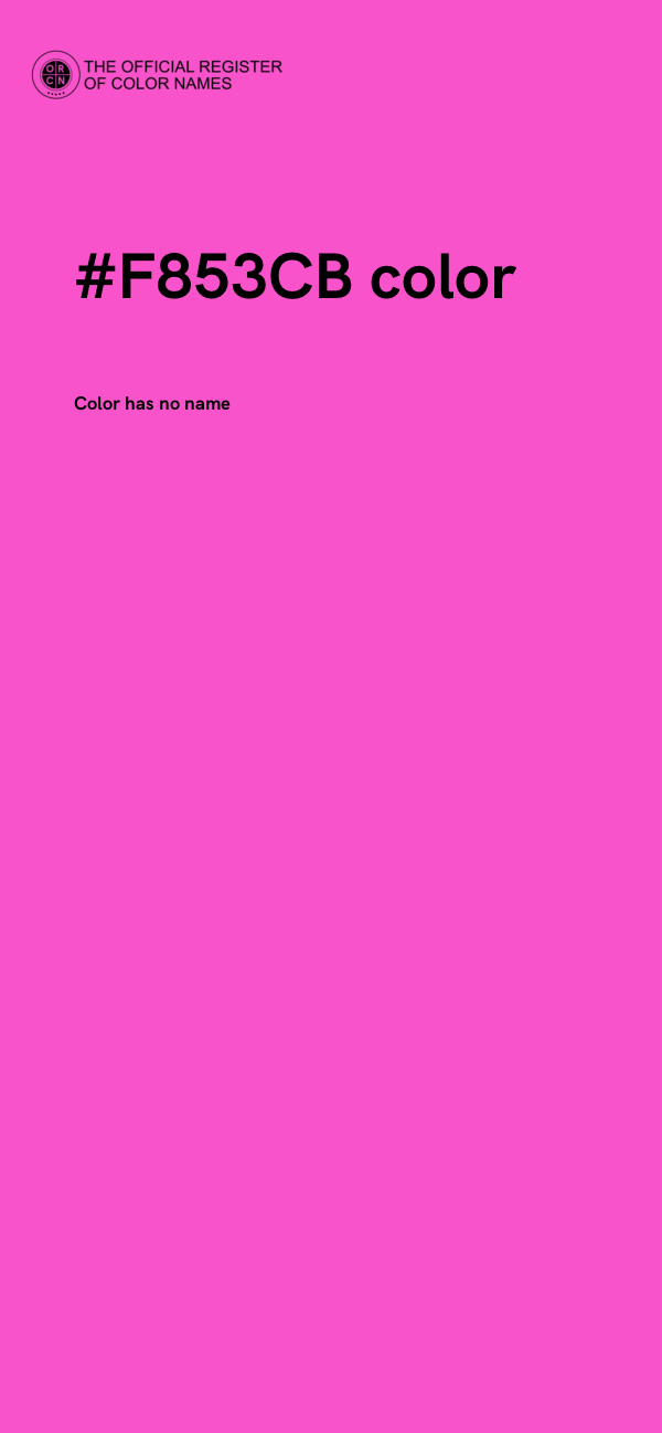 #F853CB color image