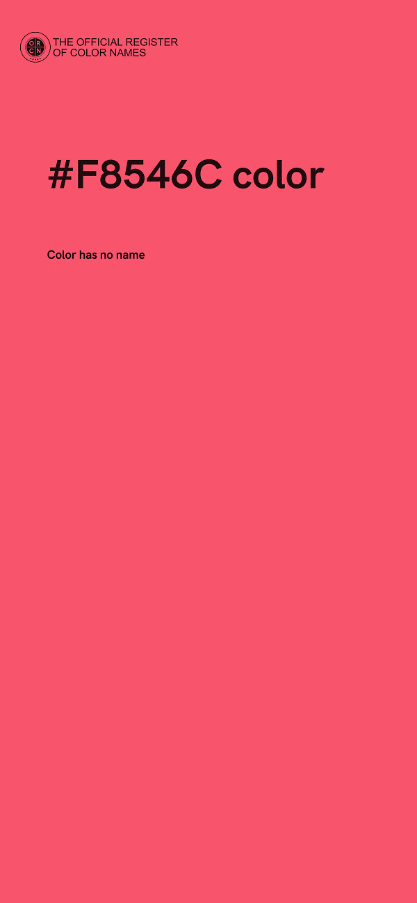 #F8546C color image