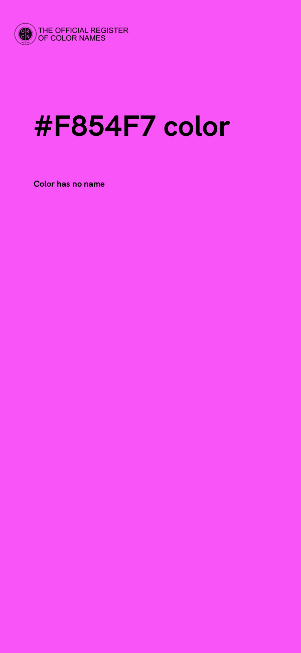 #F854F7 color image