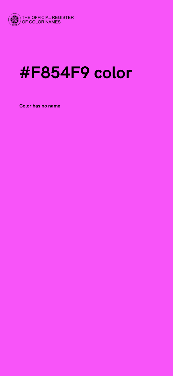 #F854F9 color image