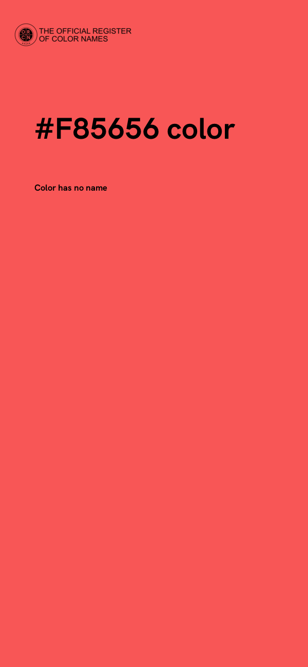 #F85656 color image