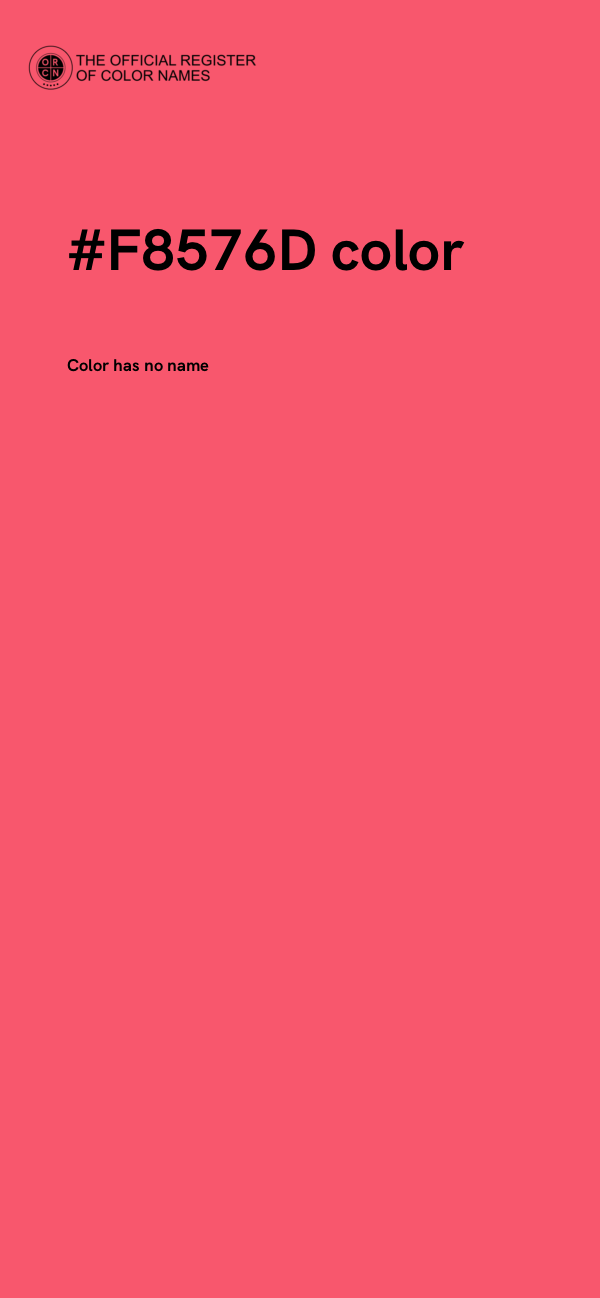 #F8576D color image