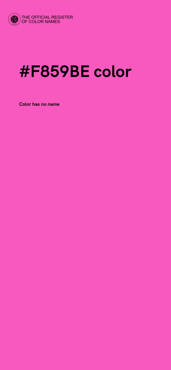 #F859BE color image