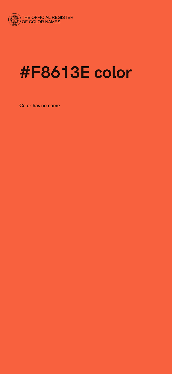 #F8613E color image