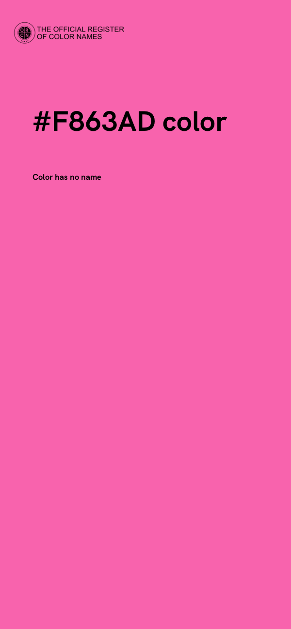 #F863AD color image