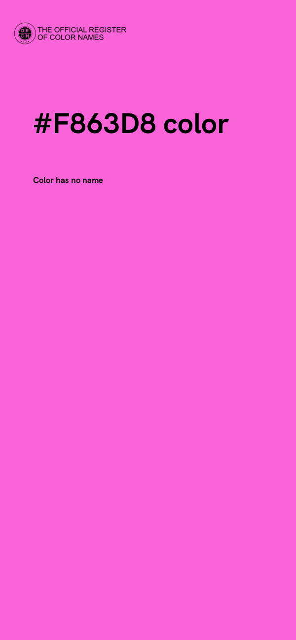 #F863D8 color image