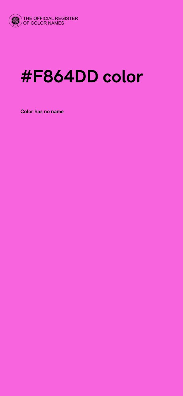 #F864DD color image