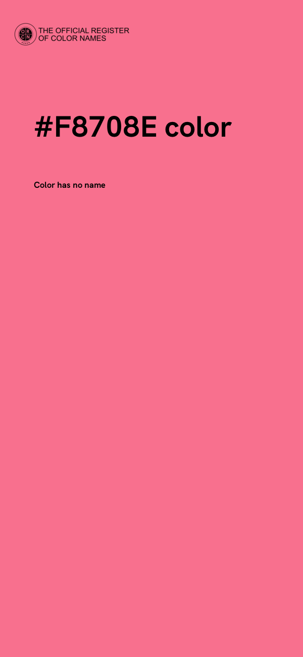 #F8708E color image