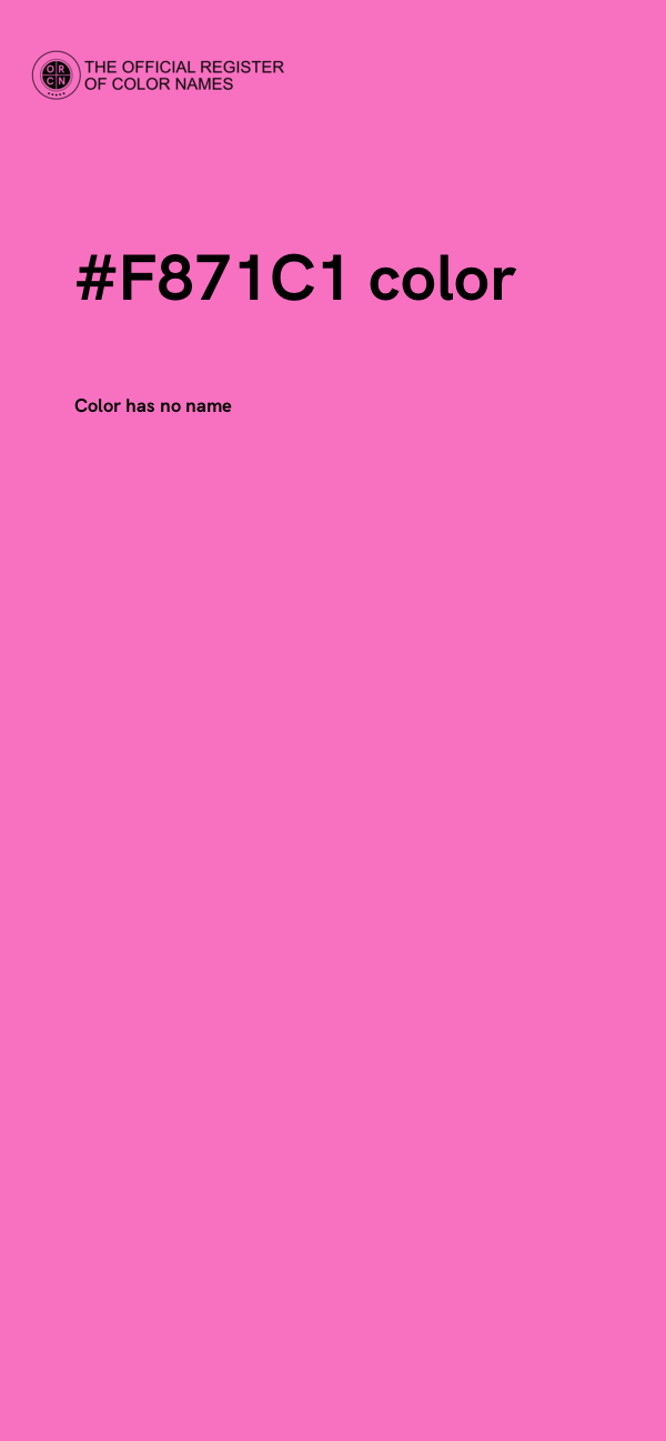 #F871C1 color image